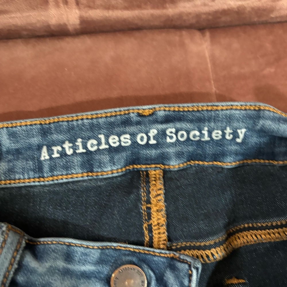 Articles Of Society Women's Dark Blue Skinny Jeans - Picture 6 of 9